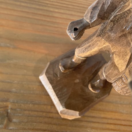 CARON Wood Carving ポール･エミール･キャロン 木彫り彫刻  ／Fishing