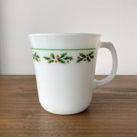 CORNING Winter Holly コーニング クリスマス マグカップ／B