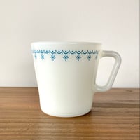 PYREX オールドパイレックス マグカップ／SNOW FLAKE スノーフレーク A