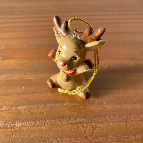 トナカイ オーナメント 6コセット 箱入り ENESCO 1979年