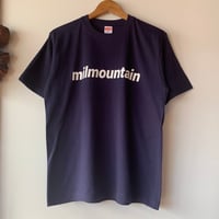 milmountain LOGO NAVY S/S TEE 6.2oz ミルマウンテン ミルTEE
