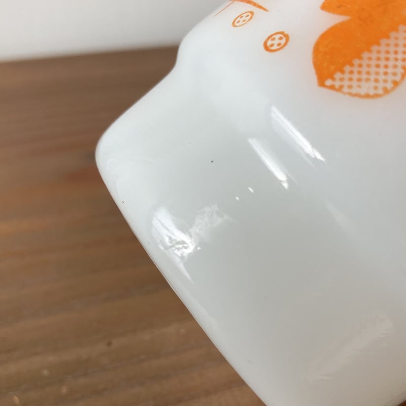 FIRE KING Shamrock ファイヤーキング シャムロック マグカップ／橙