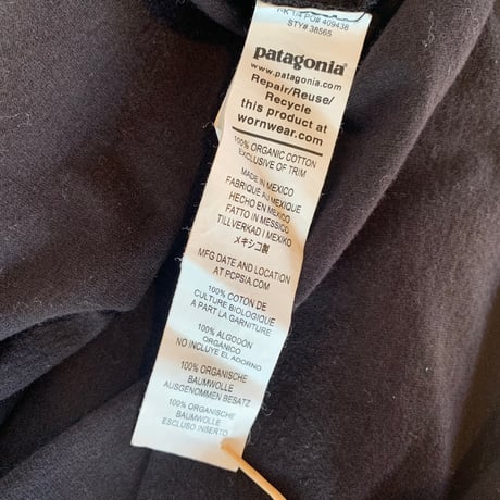 patagonia  BACK FOR GOOD BEAR S/S  パタゴニア オーガニックコットン 熊 ベアー VINTAGE