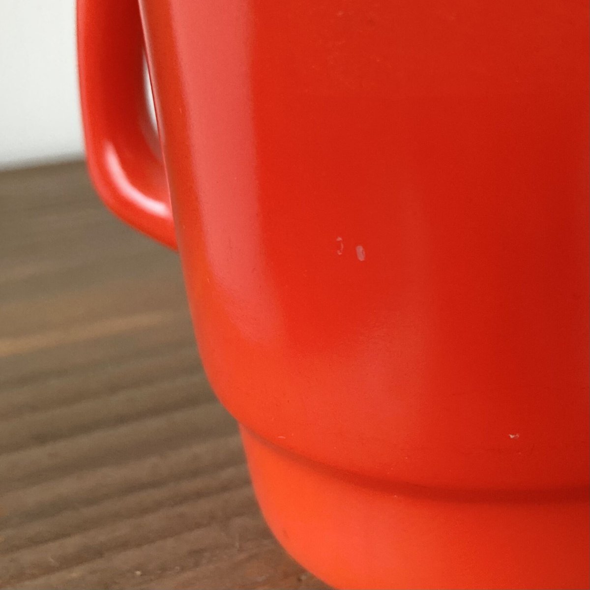 FIRE KING ANCHOR HOCKING ファイヤーキング スタッキングマグ ／赤 |