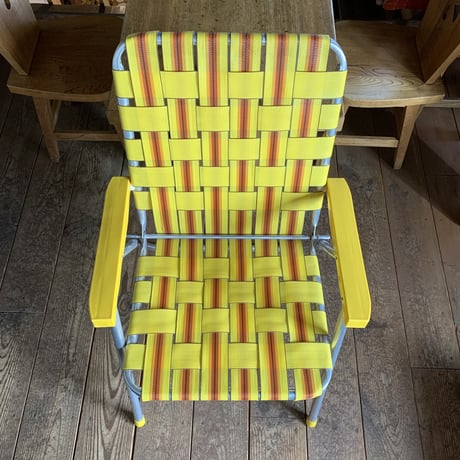 LAWN CHAIR VINTAGE 1960〜1970年代 ／イエロー