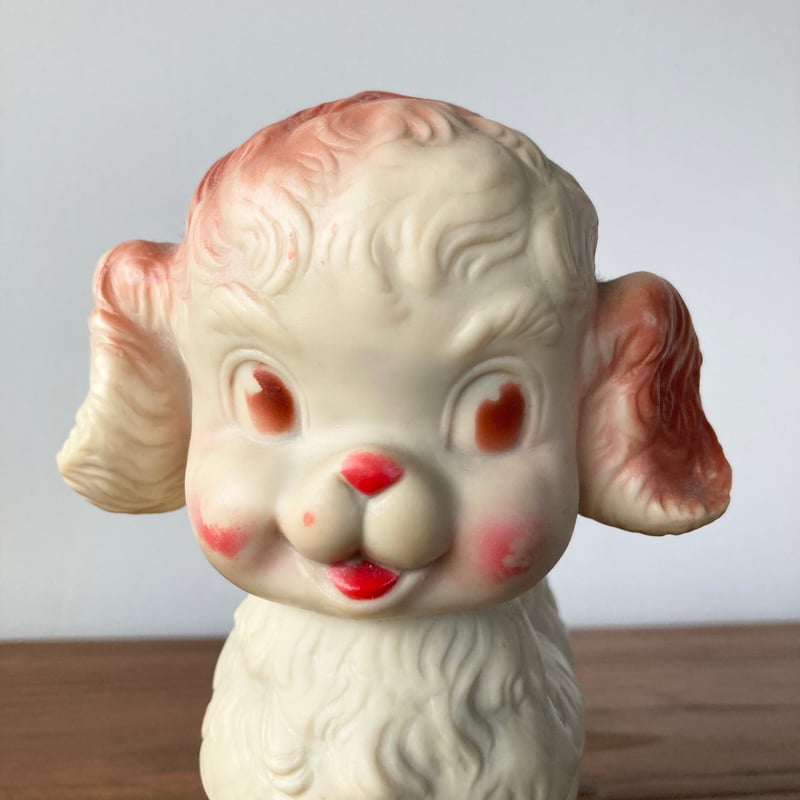 SUN RUBBER Rubber Squeak Doll サンラバー こいぬ ラバードール