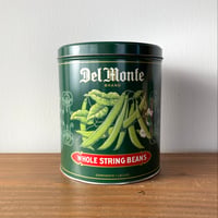 DELMONTE WHOLE STRING BEANS デルモンテ インゲン ティン缶 1980s