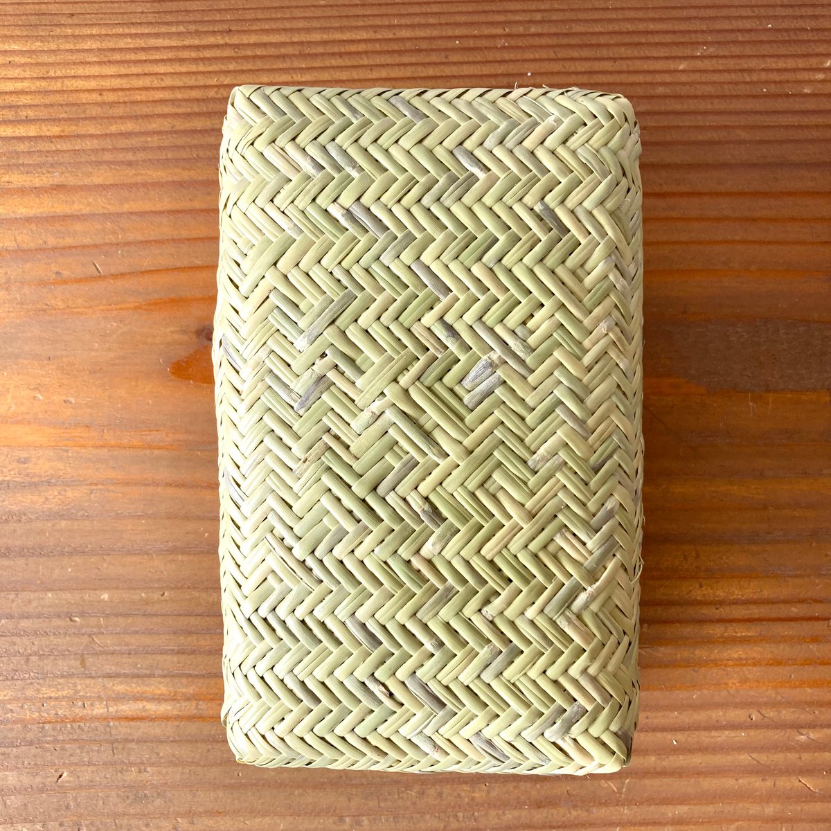 【鳥越すず竹細工】お弁当箱（二重編み）　岩手県二戸町鳥越　すず竹 スズ竹 すず竹 弁当箱 中／岩手県一戸 鳥越竹細工 | MILMOUNTAIN STORE