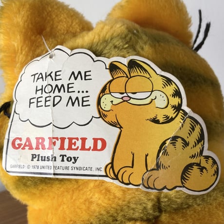 GARFIELD ガーフィールド ぬいぐるみ DAKIN 1980s ／立ち