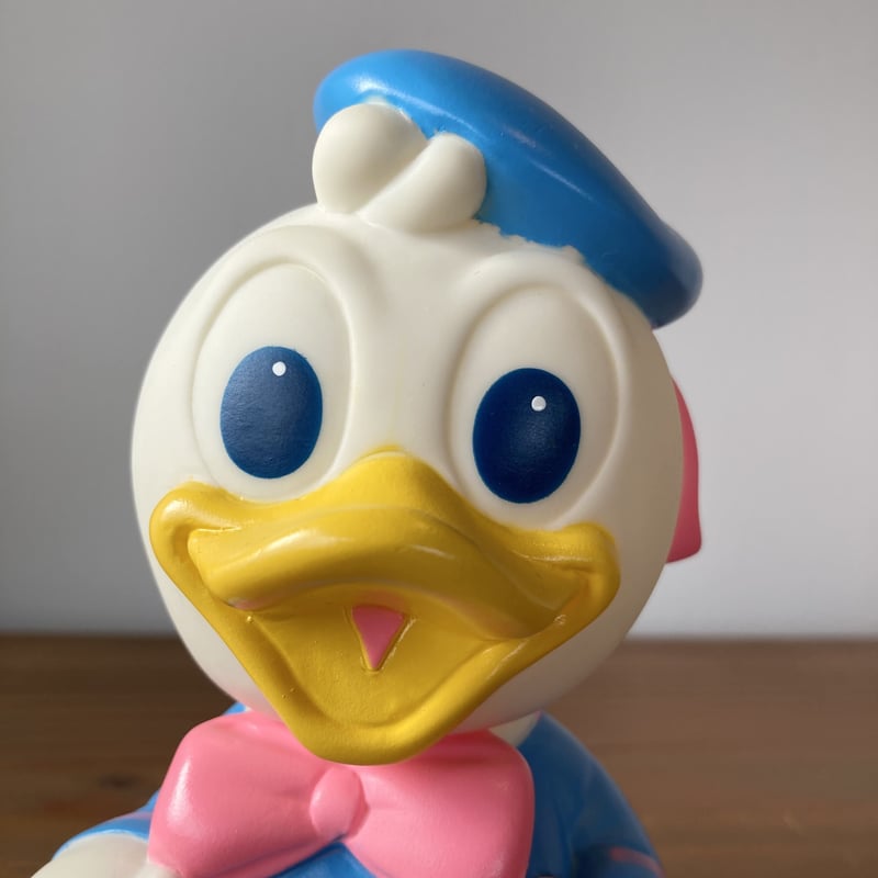 1970〜80年代 ドナルドダック DANCING DONALD ソフビ人形 Vintage 1970s Disney DONALD DUCK Roly Poly Wobbler Toy – Toy