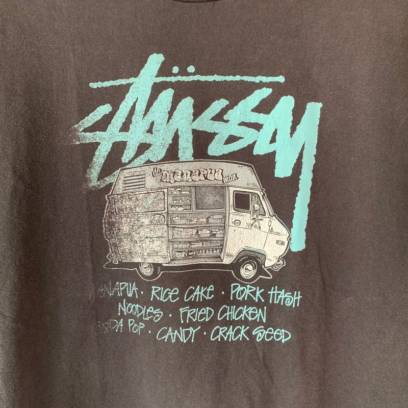 STUSSY 2000s manapua キッチンカー S/S TEE OLD STUSSY