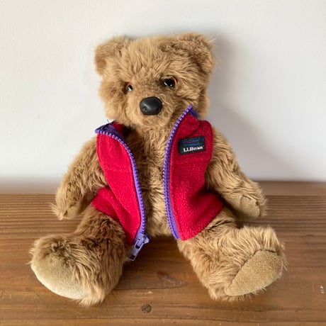 L.L.Bean L.L.Cub エルエルビーン ヴィンテージ エルエルカブ ぬいぐるみ テディベア フリースベストスタイル 90s