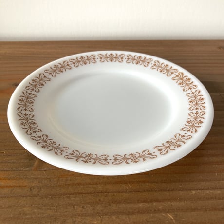 PYREX オールドパイレックス サラダプレート／Copper Filigree D