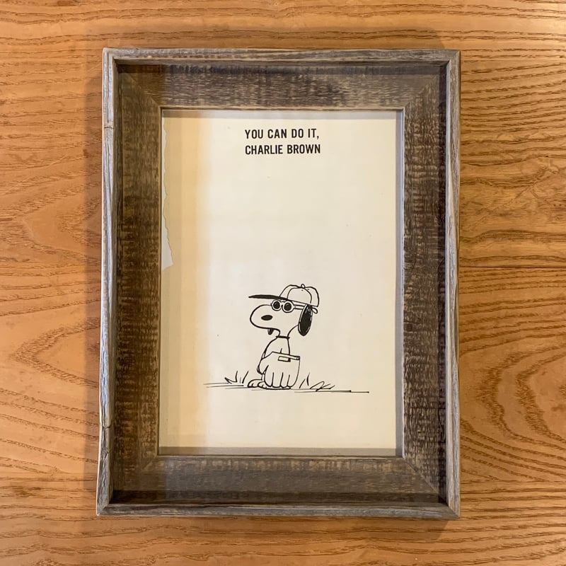 WOOD LIFE SERVICE NO.35 snoopy peanuts 特注A4 OLD