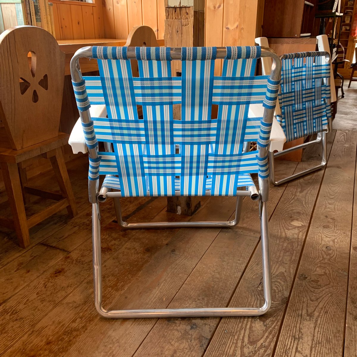 LAWN CHAIR VINTAGE ローンチェア 1970年〜1980年代 ① ライト