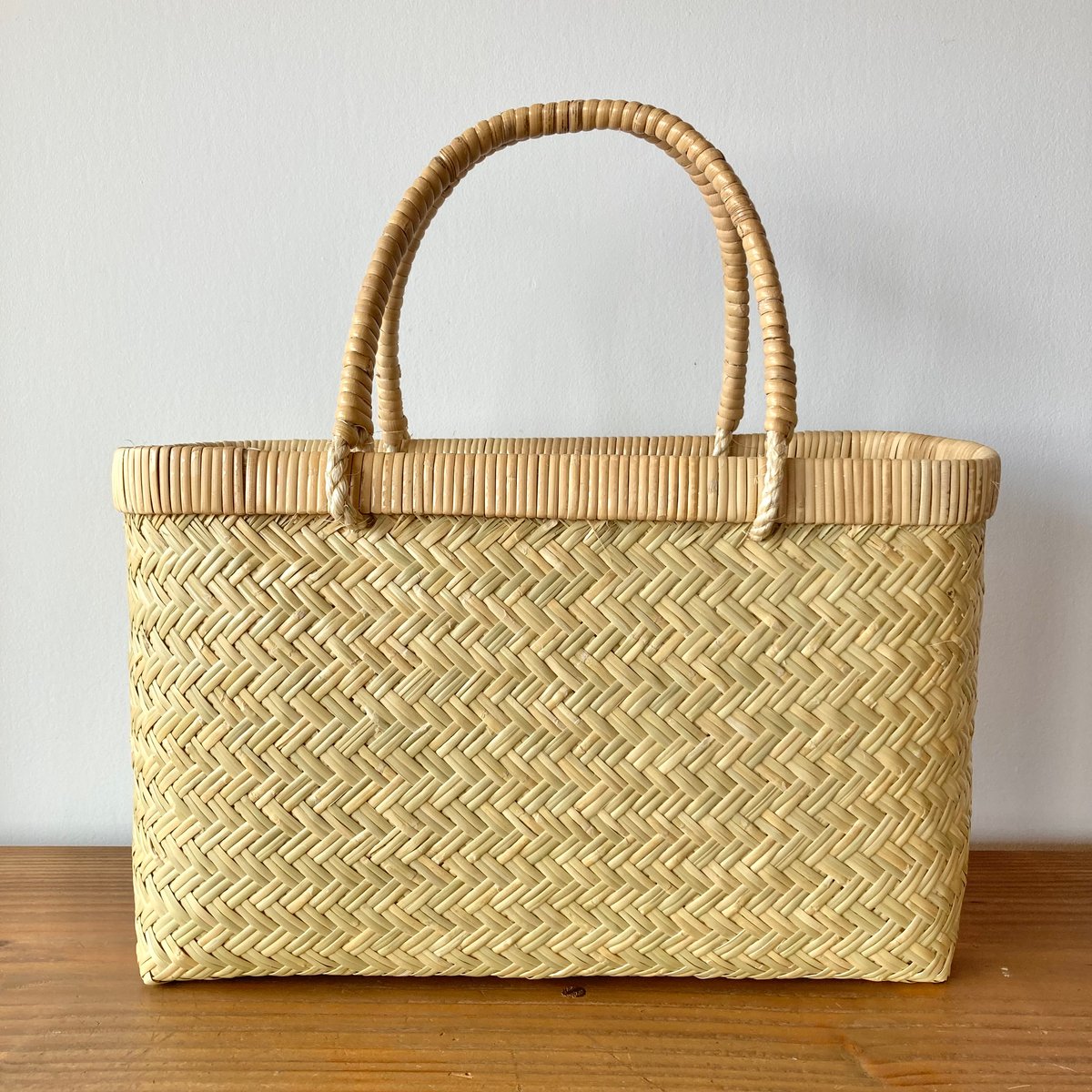 すず竹　篠竹　かごバッグ　鳥越竹細工　岩手 suzutakebag13_1.jpg