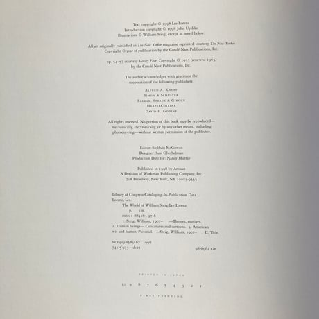 THE WORLD OF WILLIAM STEIG ウィリアム・スタイグ／LEE LORENZ
