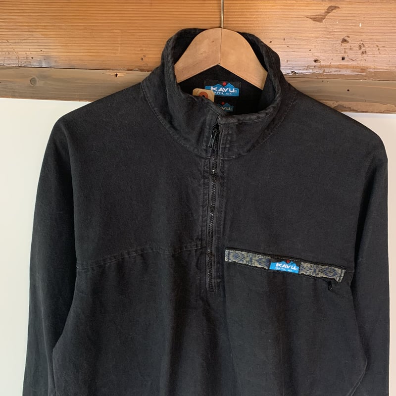 KAVU カブー スローシャツ USA製 1990s 初期 ブラック | MILMOUNTAI