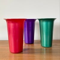 U.S.A.ヴィンテージ プラスチックカップ 3点セット 1950～1960s
