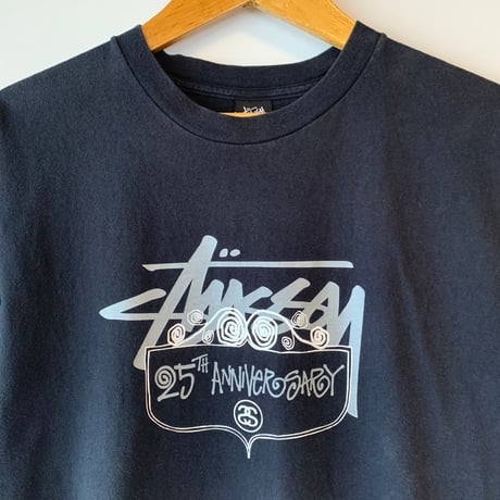 STUSSY 2005 25th ANNIVERSARY S/S TEE L OLD STUSSY vintage