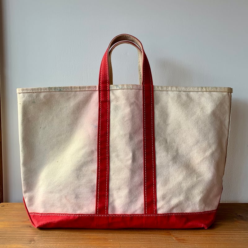 L.L.Bean BOAT AND TOTE 1980s USA 2色ギザタグ 狭幅 ナローハ