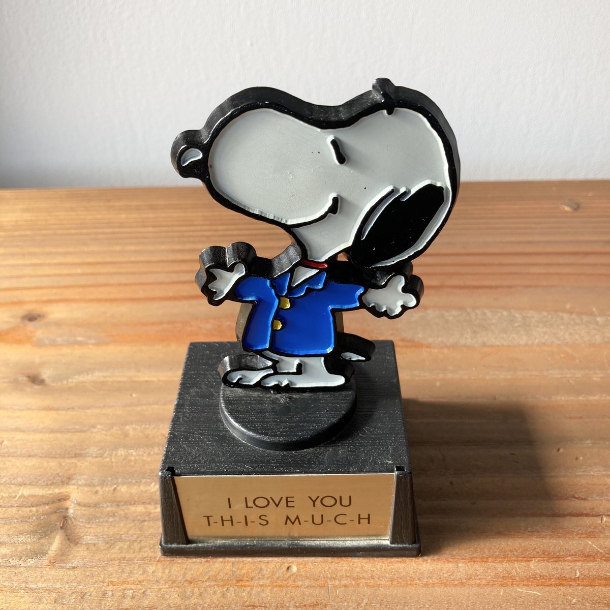 AVIVA Snoopy スヌーピー メッセージトロフィー 1970~1980s/I AVIVA Snoopy スヌーピー メッセージトロフィー 1970~1980s/I