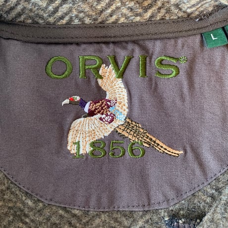 ORVIS 1990s フリースベスト 刺繍 希少貴重 美品 USA vintage