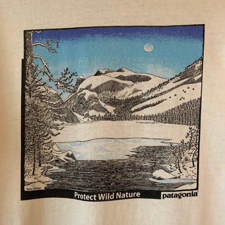 patagonia designed by Tom Killion Protect Wild Nature 90s Beneficial made in USA パタゴニア VINTAGE