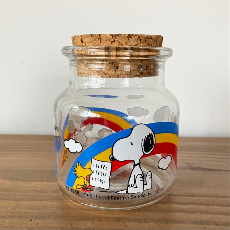 スヌーピー ガラスキャニスター 2セット SNOOPY スヌーピー ガラスキャニスター 2点セット | MILMOUNTAIN