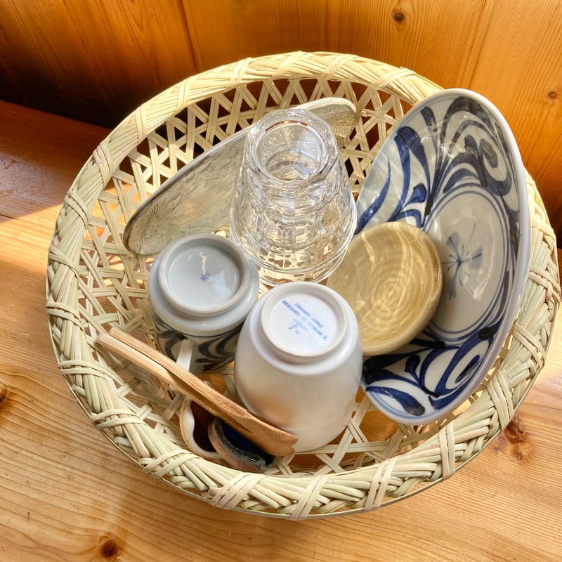 鳥越竹細工　小物入れ　碗籠 Amazon.co.jp: 鳥越すず竹竹細工つぼけ大型(上径28.5) 鳥越
