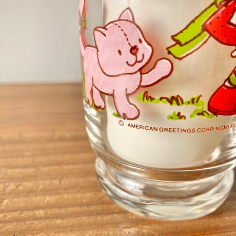 Strawberry Shortcake ストロベリーショートケーキ グラス タンブラー 1980s ②
