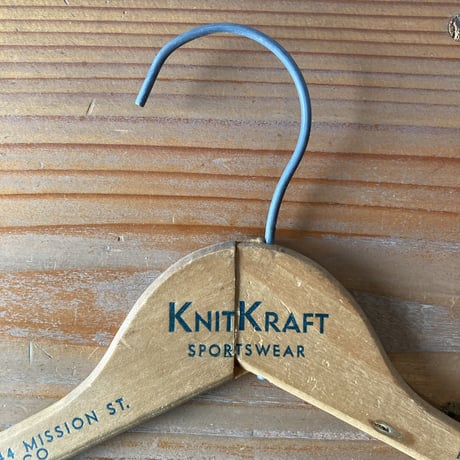 ヴィンテージ ウッドハンガー／KNITKRAFT