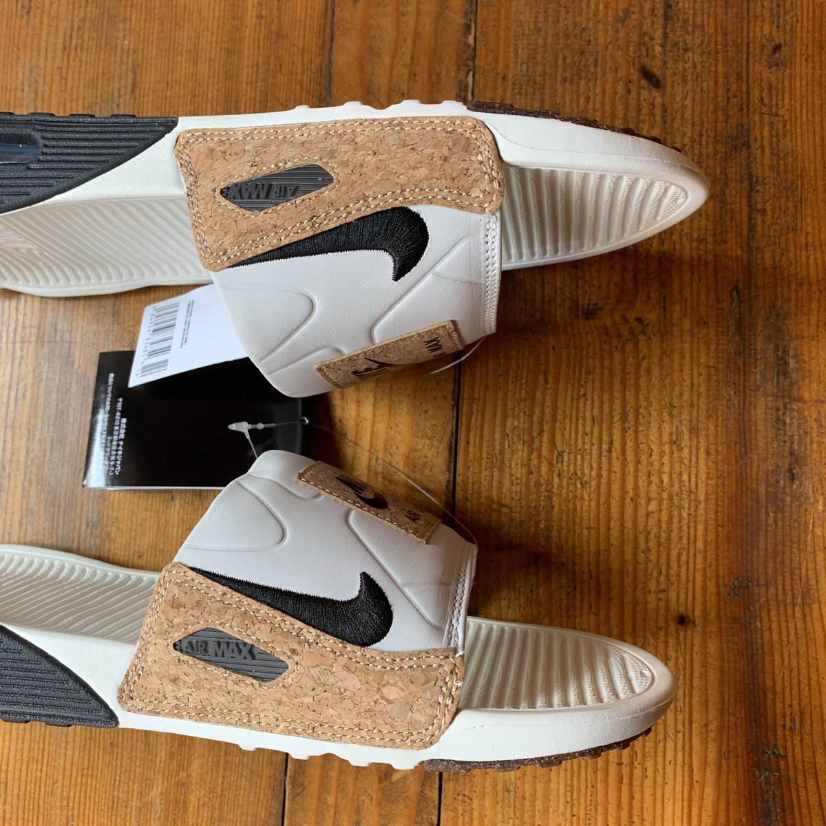 NIKE AIR MAX 90 SLIDE size 10 CORK | MILMOUNTAI