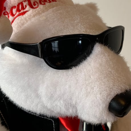Jazz Polar Bear Coca-Cola Holding Saxophone vintage 1990s 動くポーラーベア コカコーラ ヴィンテージ
