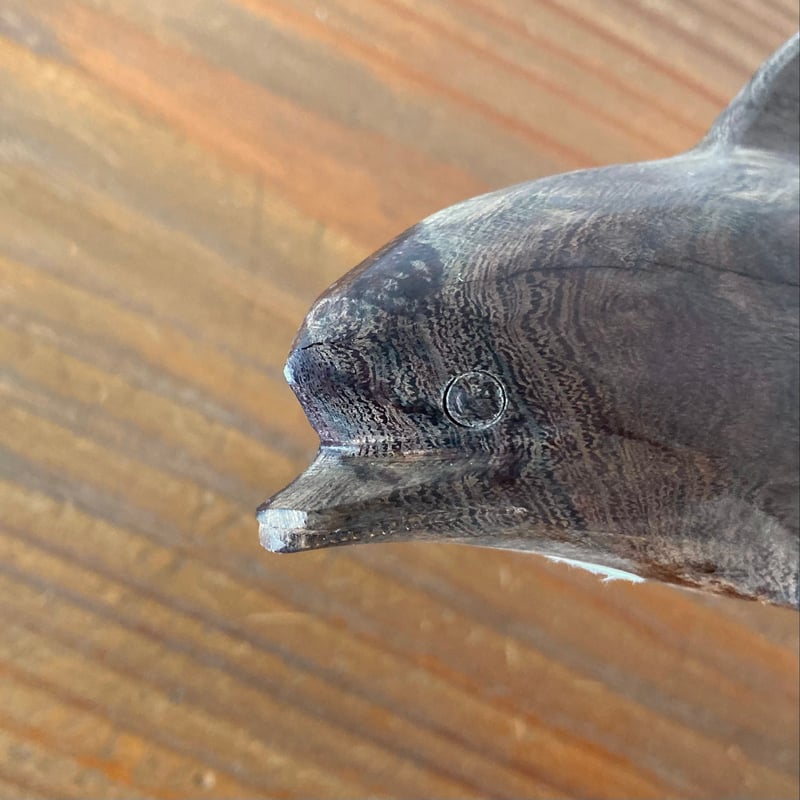 木製　イルカ イルカ クジラ 木製 キーホルダー ヒノキ ウォールナット ドルフィン