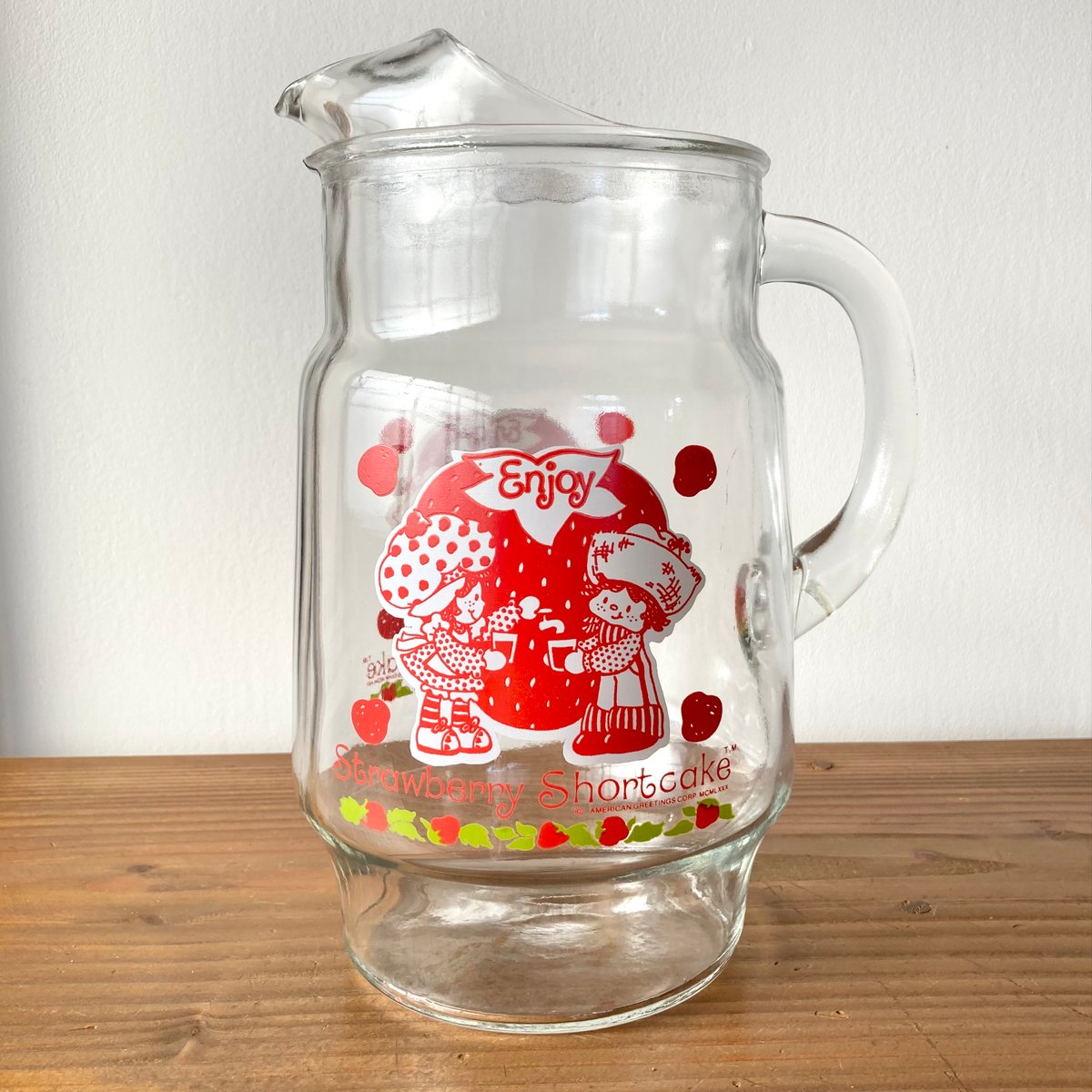 Strawberry Shortcake ストロベリーショートケーキ ガラスピッチャー