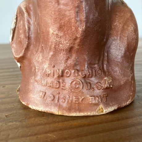 DISNEY PINOCCHIO ピノキオ 貯金箱 1940s