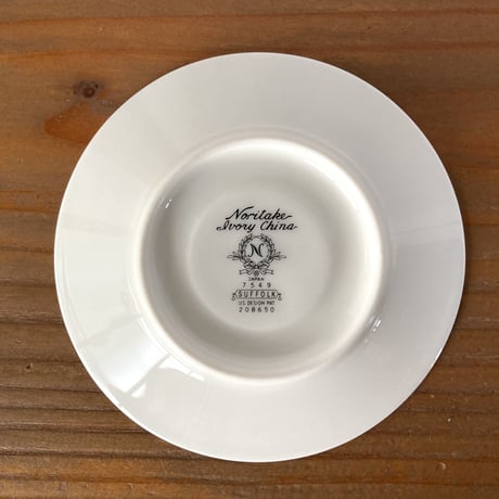 Noritake Ivory China SUFFOLK ノリタケ デミタス カップ＆ソーサー 1970～1980s