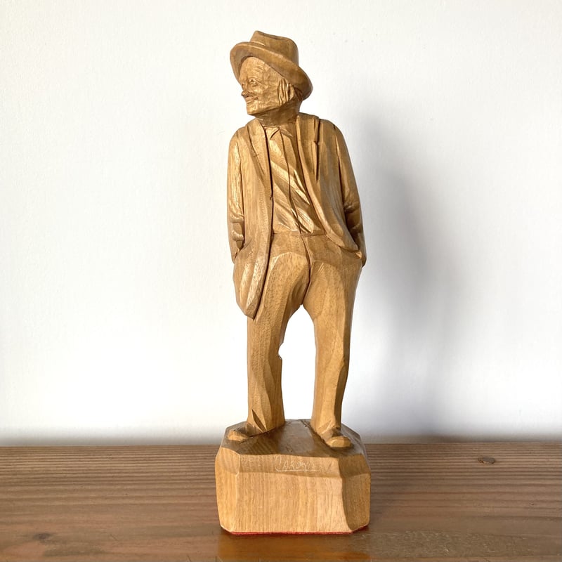 木彫人形（4体）caron（キャロン）カナダ製