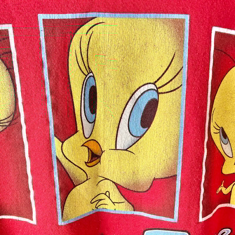 90s ルーニーテューンズ TWEETY スウェット タグ付 USA 90's ルーニーテューンズ USA製 アメリカ製 スウェット