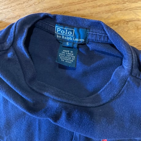Polo by Ralph Leuren キッズ ポケットTシャツ 1990s