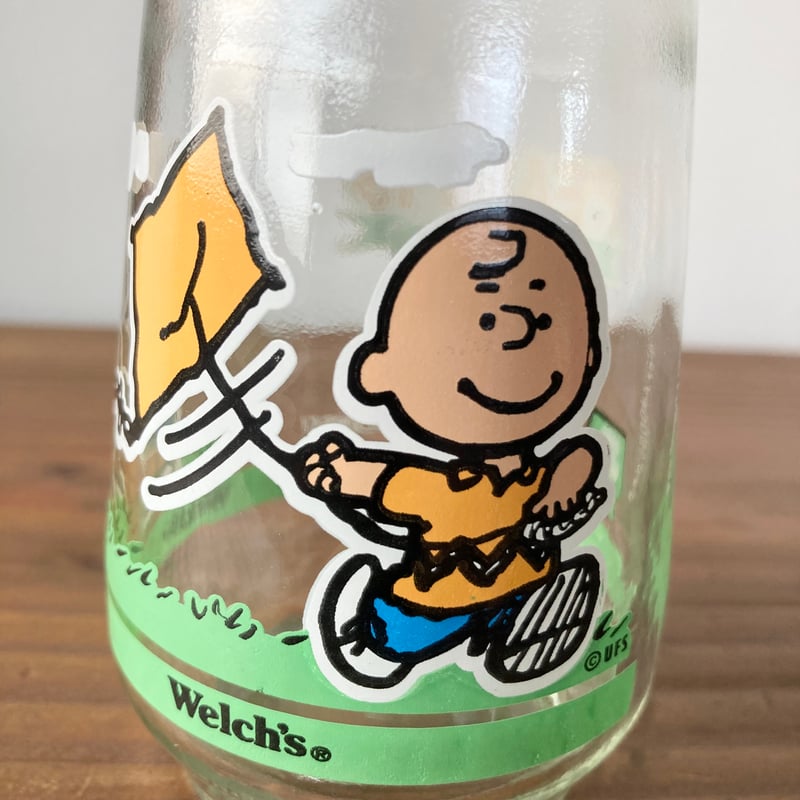 スヌーピー ウェルチ Welch's ジャムグラス 蓋付 x7セット Welch's PEANUTS 3 (キャップ付) ウェルチ | MILMOUNTAIN STORE