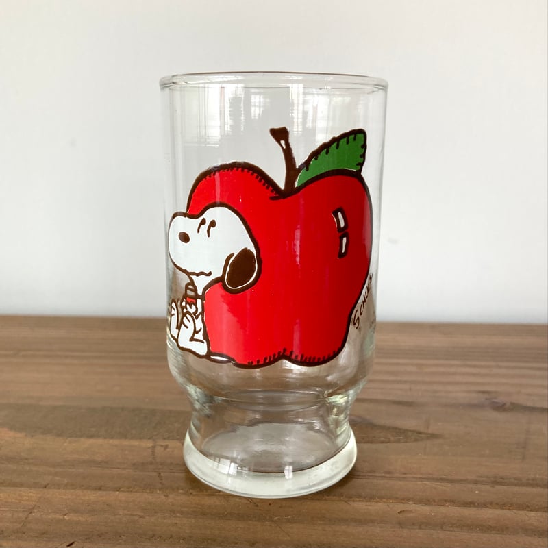 SNOOPY スヌーピー グラス ・アップル Anchor Hocking | MILMOUN