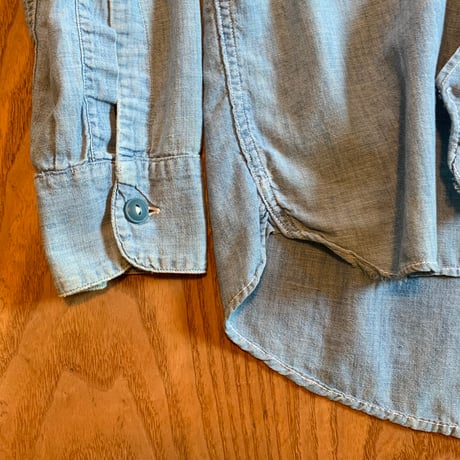 USN Chambray shirts 1940s vintage USA