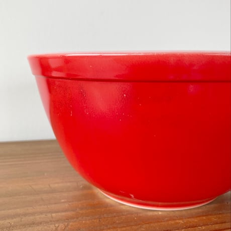 PYREX オールド パイレックス ミキシングボウル M／レッド