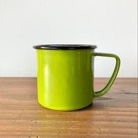 DECORA WARE ホーローマグカップ 緑 ②