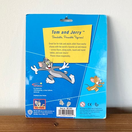 TOM and JERRY Bendable Figures nos vintage トムとジェリー ベンダブル フィギュア ヴィンテージ