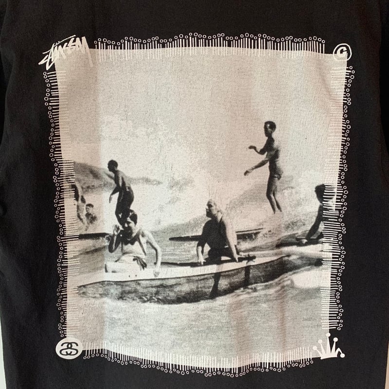 STUSSY 2000s OLD SURF S/S TEE OLD STUSSY vinta