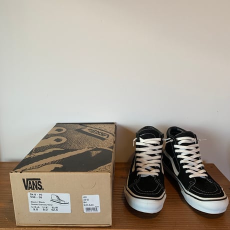 VANS スケートハイ BLACK NOS デッドストック 1990年後期〜2000年前期 オールドバンズ