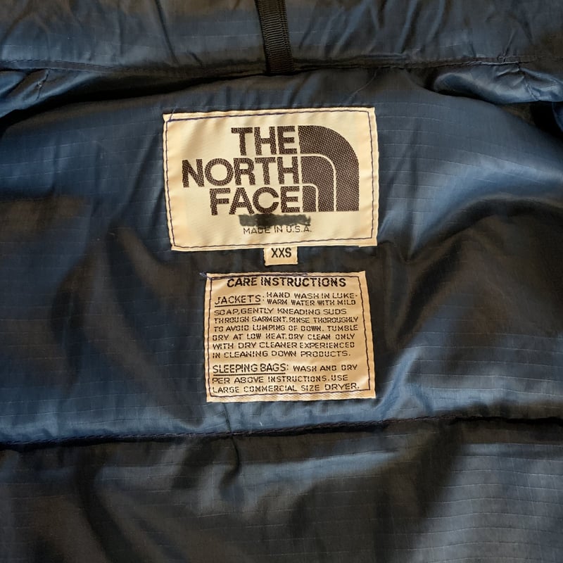 THE NORTH FACE 茶タグ ダウンベスト ネイビー | MILMOUNTAIN STORE